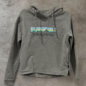 Patagonia Women's Uprisal Gray Hoodie‎ Size XS Pockets Outdoor Athleisure Logo